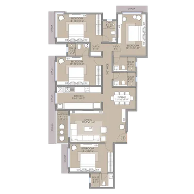 Premium 4 BHK flat for sale in Vile Parle West Mumbai